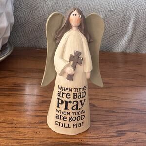 Blossom Bucket B Lloyd 2013 Still Pray in Good and Bad Times Angel Resin 5"